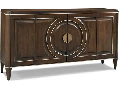 Terra Modern Leone 76-Inch Walnut Wood Sideboard Media Console Carob Brown