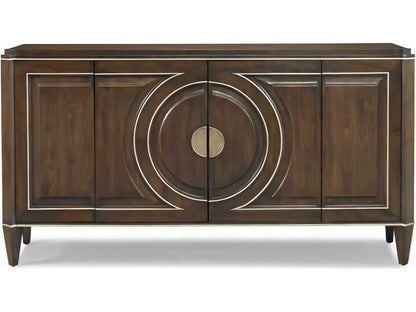 Terra Modern Leone 76-Inch Walnut Wood Sideboard Media Console Carob Brown