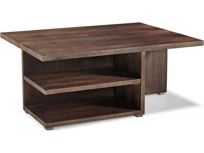 Modern Retreat Rectangle Coffee Table in Modern Walnut