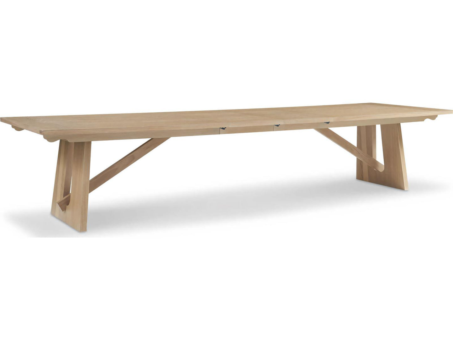 Revival Rectangular Wood Dining Table in Light Oak