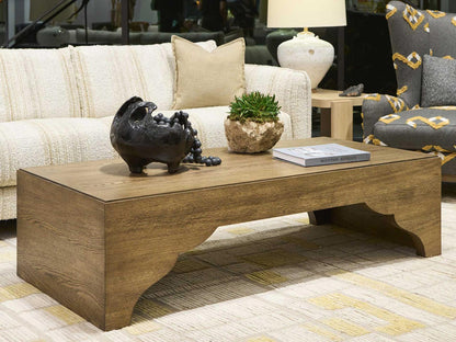 Revival 81 Belmont Rectangle Coffee Table in Medium Oak