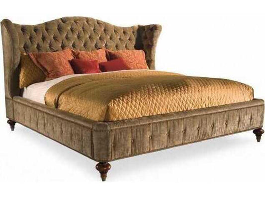 Continental Classics King Upholstered Tufted Panel Bed