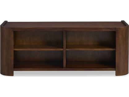 Hamilton Rectangular Wood Ash Coffee Table in Modern Walnut