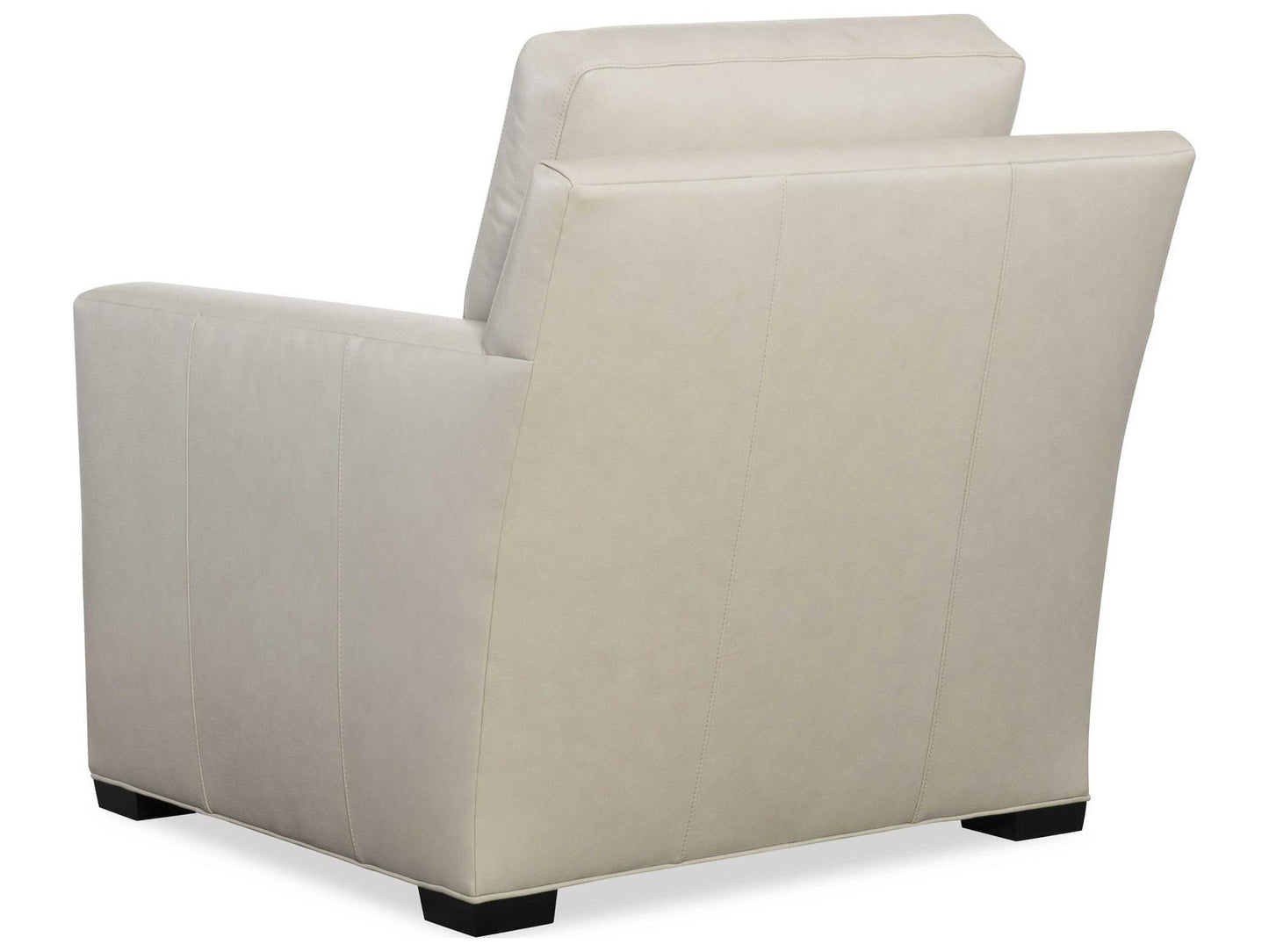 Lawson Track Arm Leather Accent Chair in Fergus Bisque