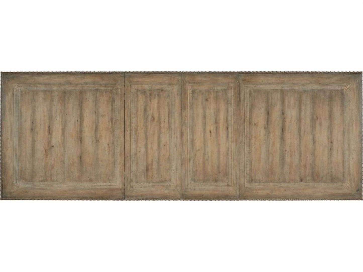 Castella Rectangle Dining Table with Two Leaves in Antique Slate