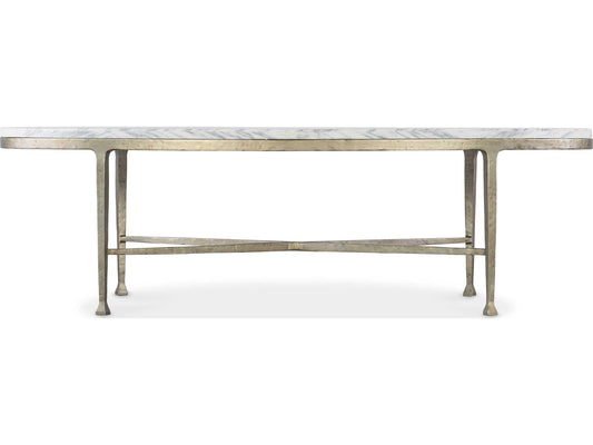 Jules Round Marble Gold Coffee Table