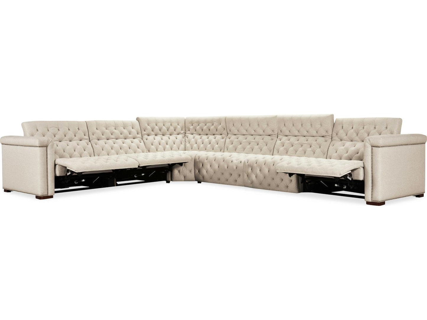 Savion Deux 6-Piece Power Reclining Performance Fabric Sectional