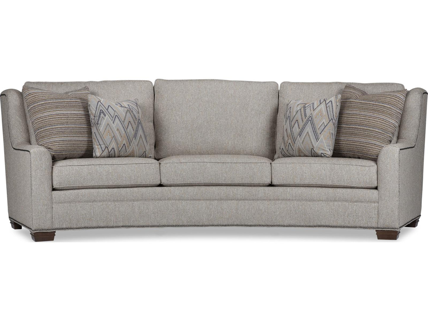 3-Seat Unwind Upholstered Sofa with Tall Back