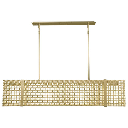 Hammerton Studio Tweed 45 Inch 4 Light Linear Suspension Light Cp416163