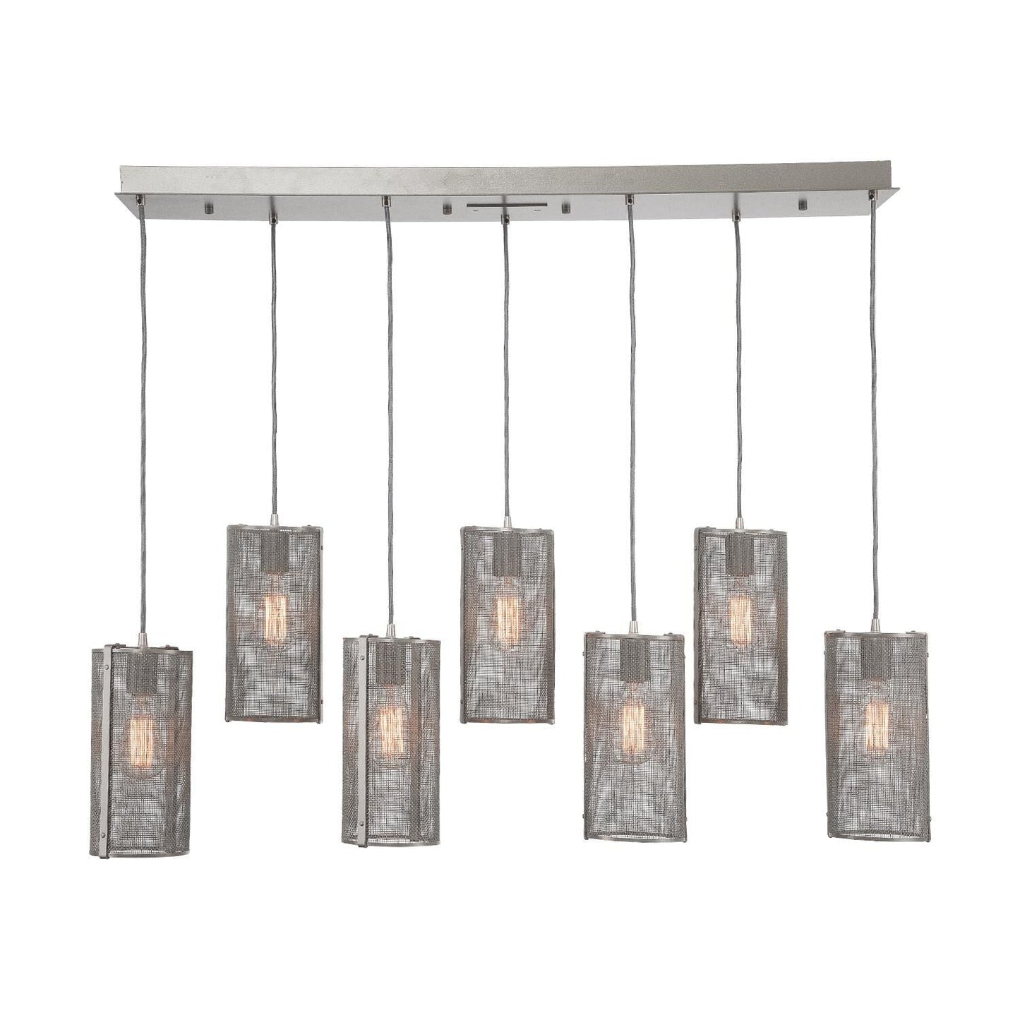 Hammerton Studio Uptown Mesh 45 Inch 7 Light Linear Suspension Light Cp416142