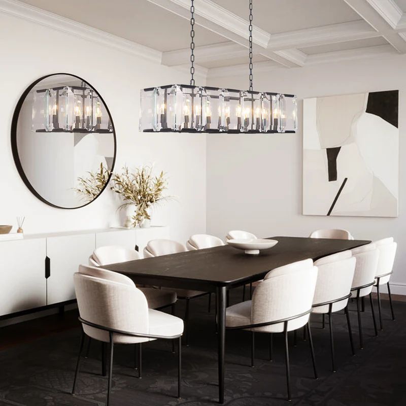 Harson Crystal Rectangular Chandelier