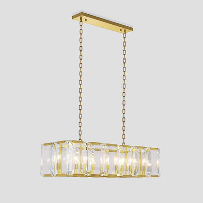 Harlen Crystal Rectangular Chandelier