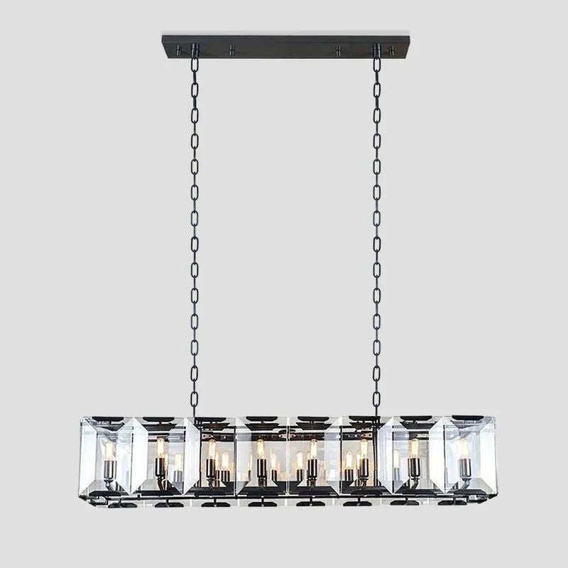 Harson Crystal Rectangular Chandelier