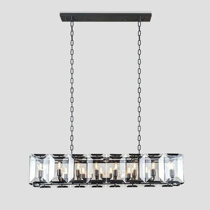 Harson Crystal Rectangular Chandelier