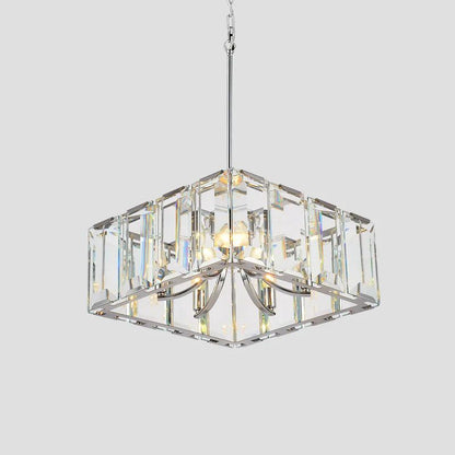 Harson Crystal Square Chandelier 24"