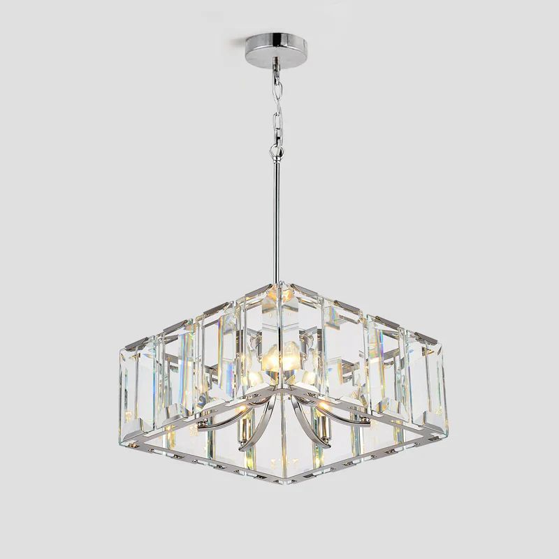 Harson Crystal Square Chandelier 24"