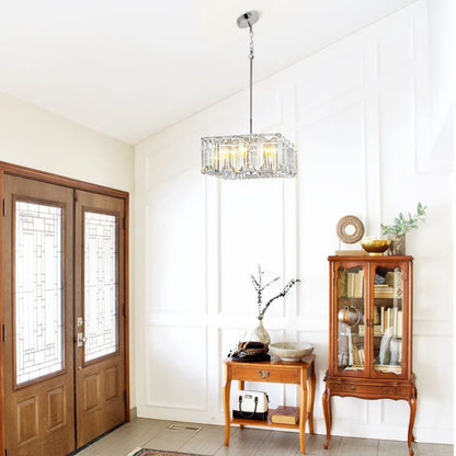 Harson Crystal Square Chandelier 24"