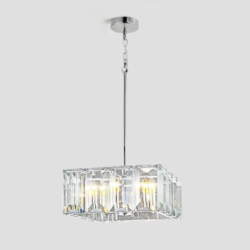 Harson Crystal Square Chandelier 24"