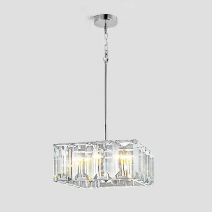 Harson Crystal Square Chandelier 24"