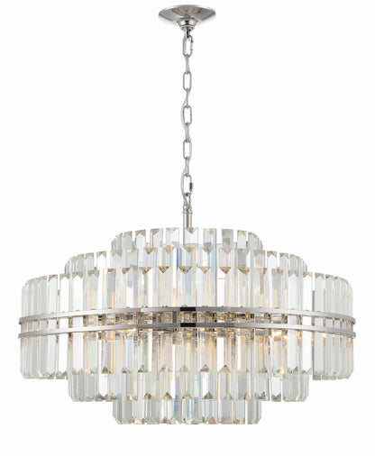 Hayer Round Crystal 16 Light Chandelier