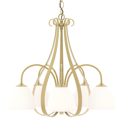 Hubbardton Forge Sweeping 24 Inch 5 Light Chandelier Cp7434