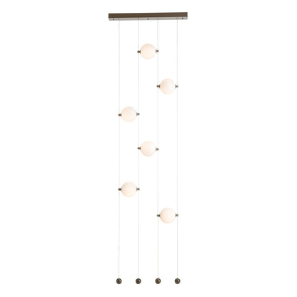 Hubbardton Forge Abacus 22 Inch 6 Light Led Linear Suspension Light Cp420791