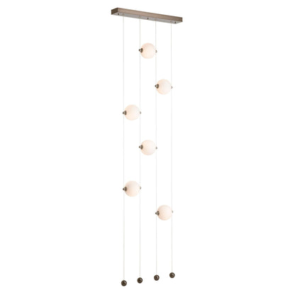 Hubbardton Forge Abacus 22 Inch 6 Light Led Linear Suspension Light Cp420791