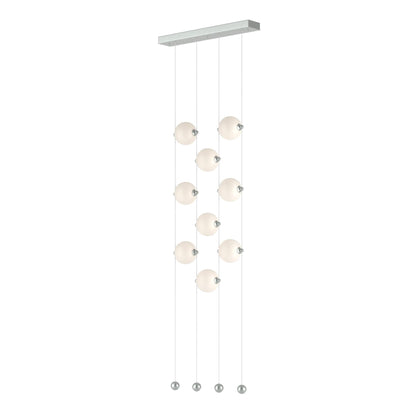 Hubbardton Forge Abacus 22 Inch 9 Light Led Linear Suspension Light Cp420809
