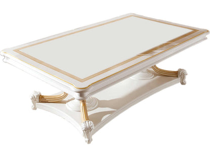 E-62 Rectangular Wood Coffee Table in Walnut