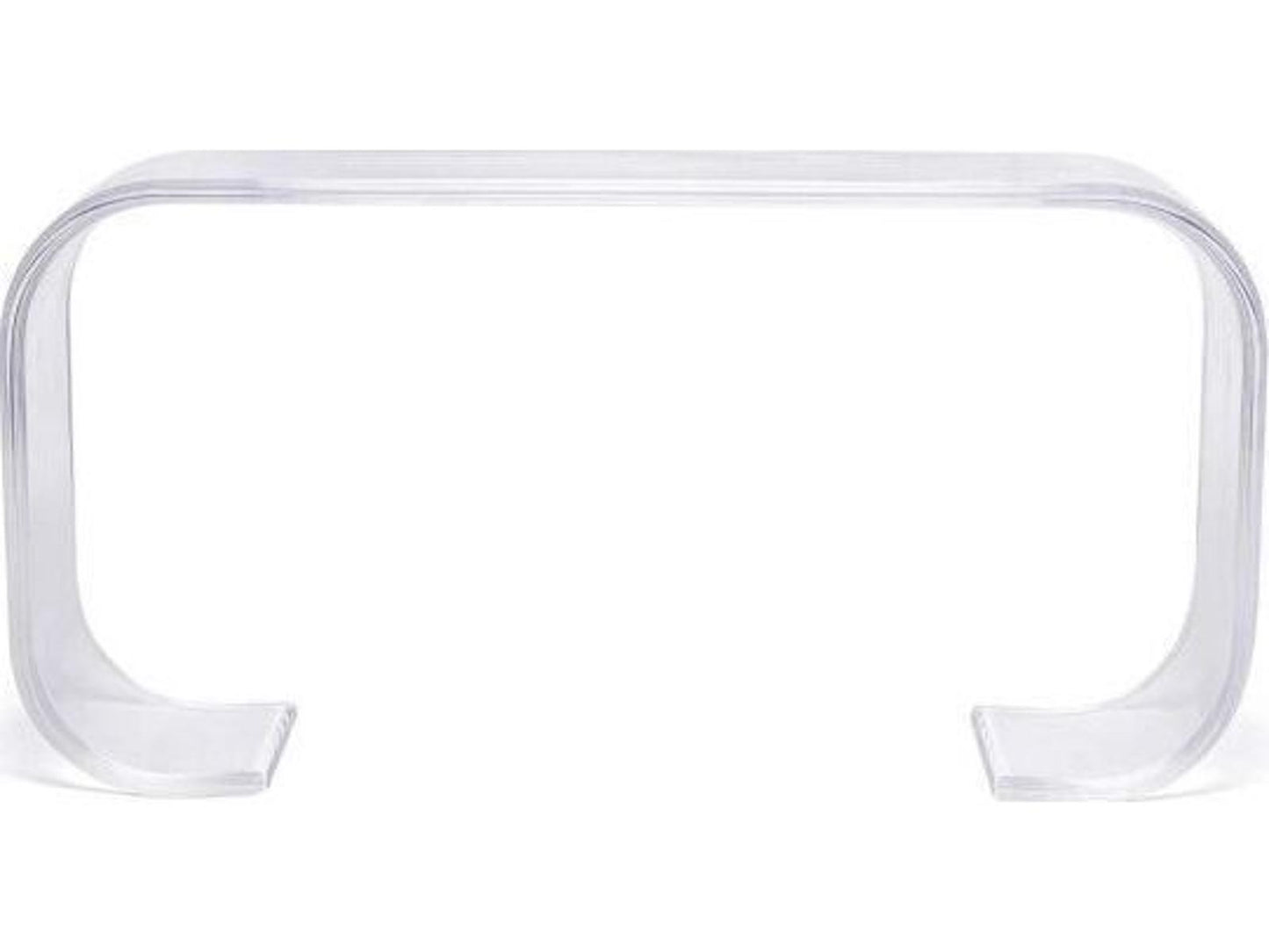 Chelsea Rectangular Acrylic Clear Console Table