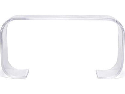 Chelsea Rectangular Acrylic Clear Console Table