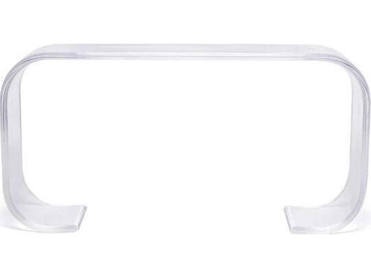 Chelsea Rectangular Acrylic Clear Console Table