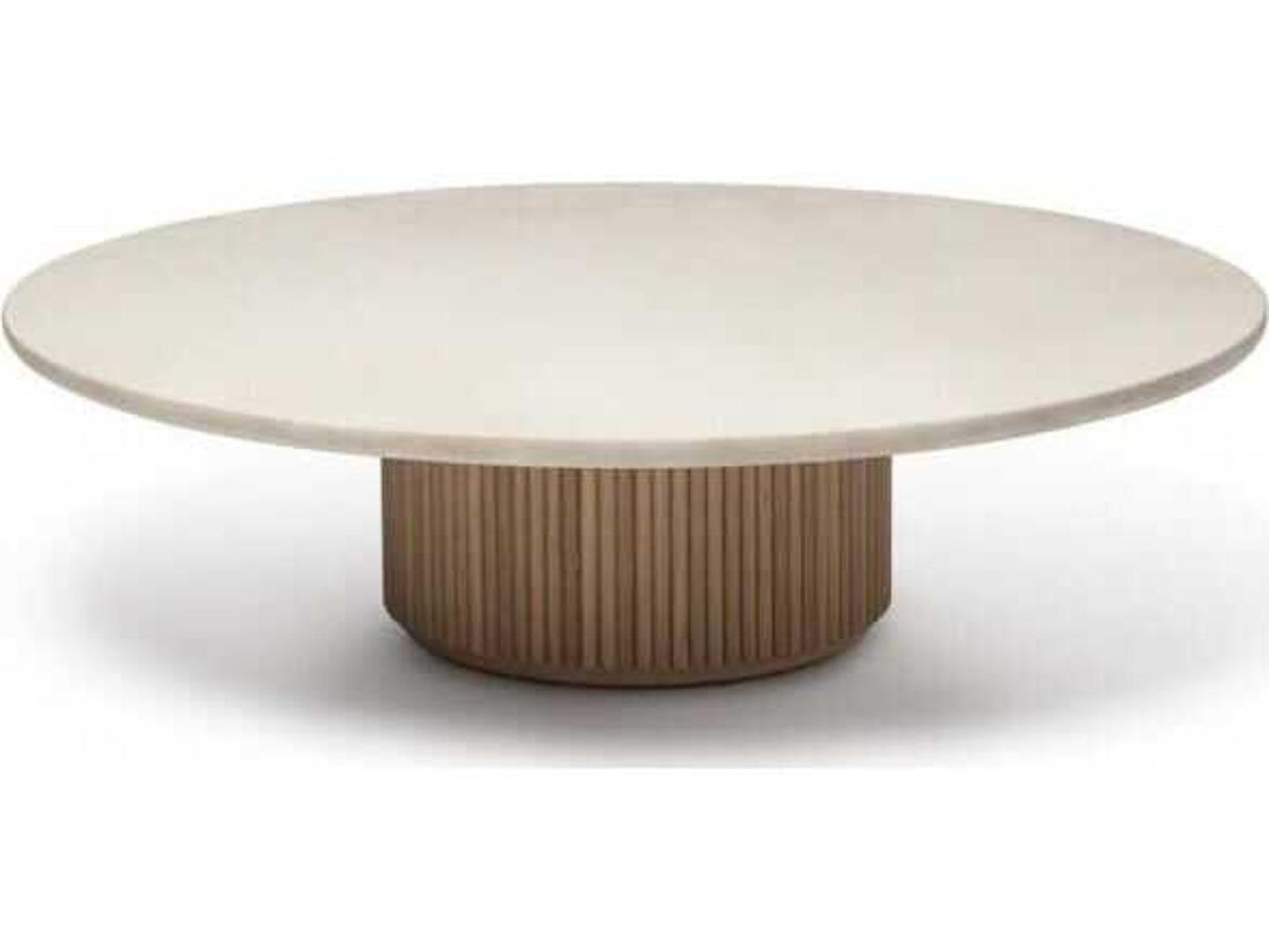 Laurel Round Marble Coffee Table