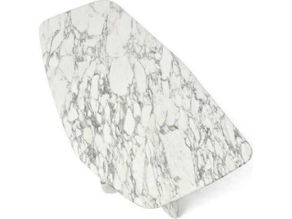 Celine Free Form Coffee Table with Arabescato Marble