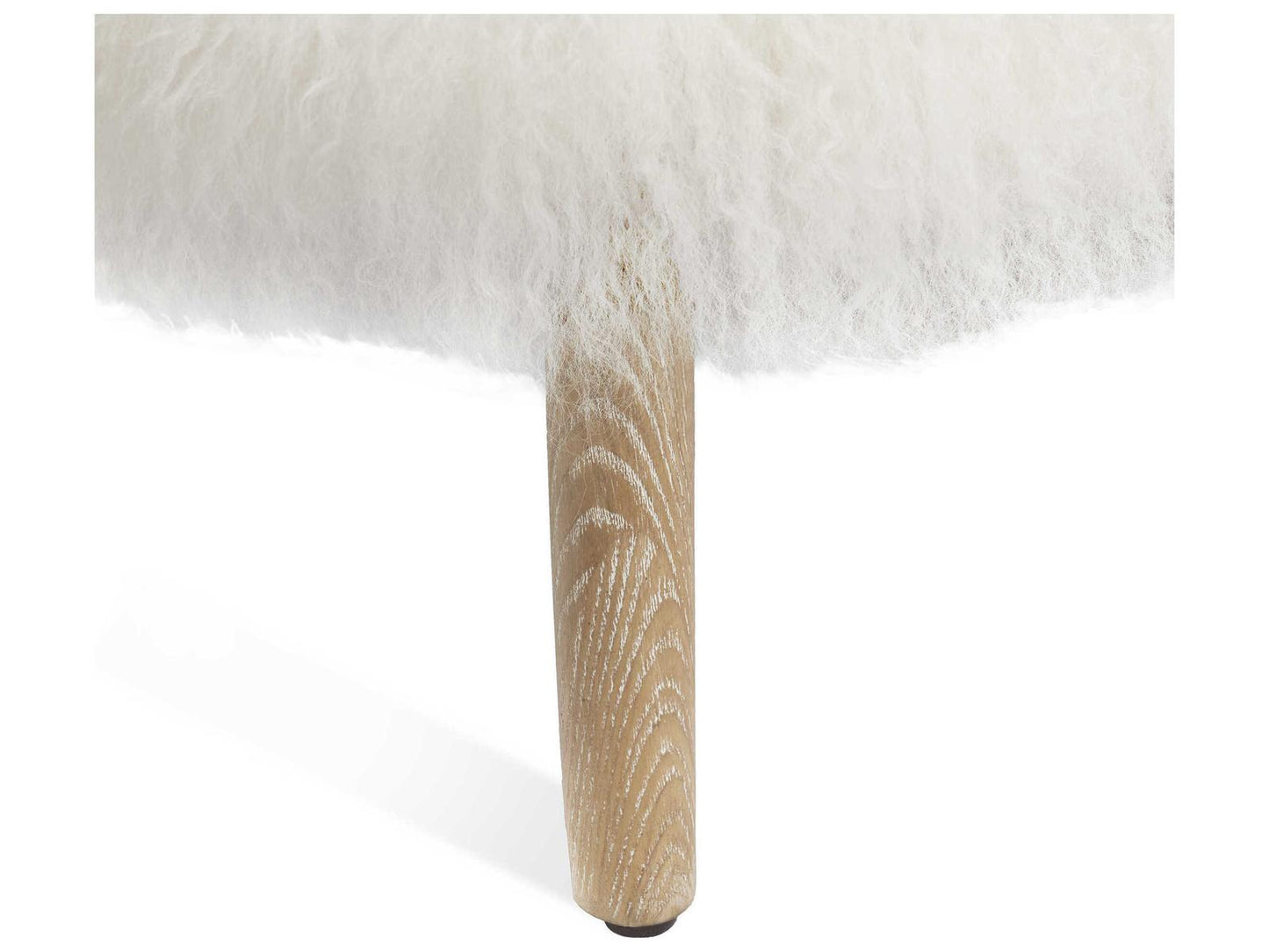Ilaria Fur Brown Accent Chair