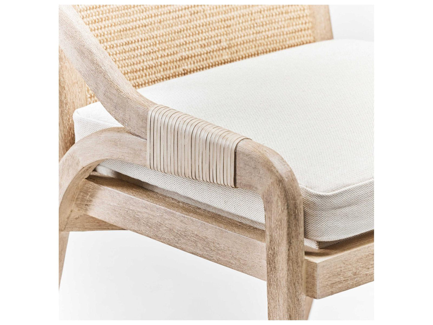 Delray Mahogany Wood Brown Upholstered Arm Dining Chair