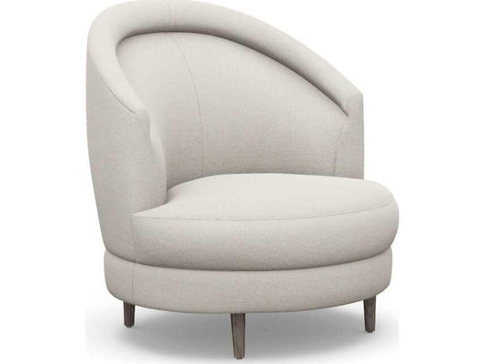 Capri Swivel Accent Chair in Cream