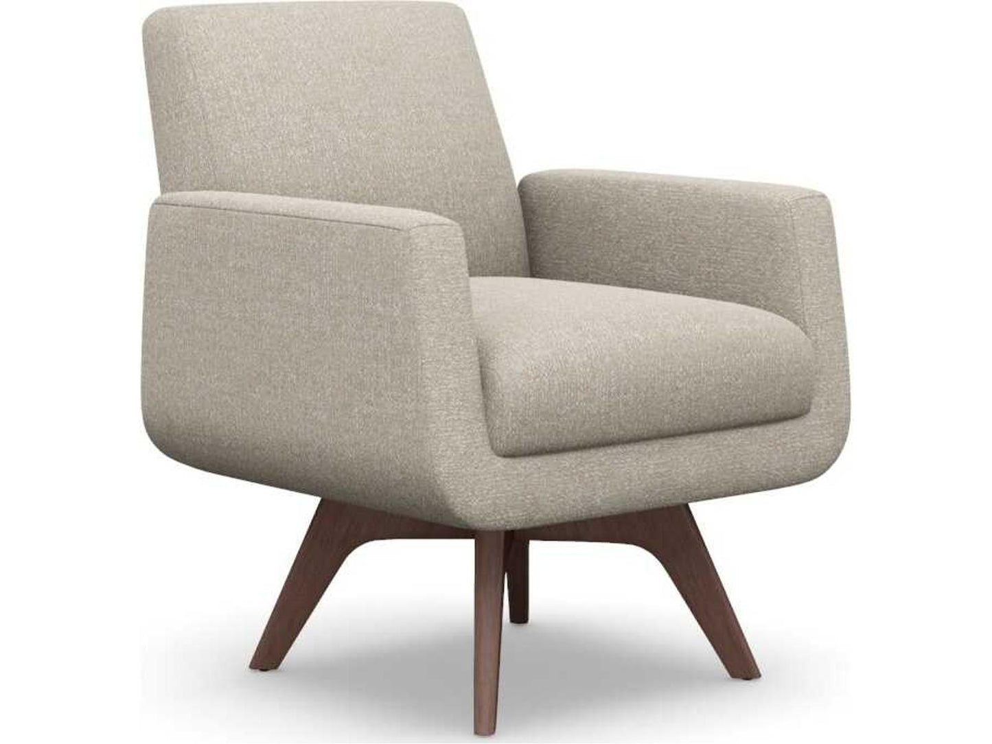Landon Upholstered Accent Chair in Gray Loma Weave