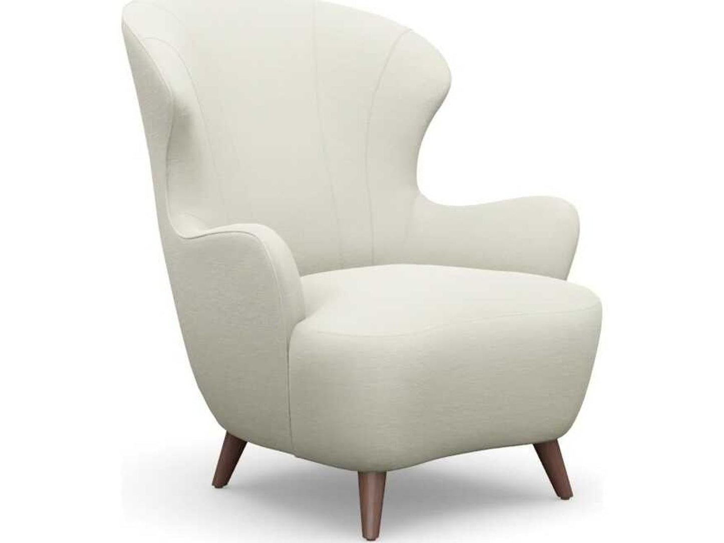Ollie White Wingback Accent Chair