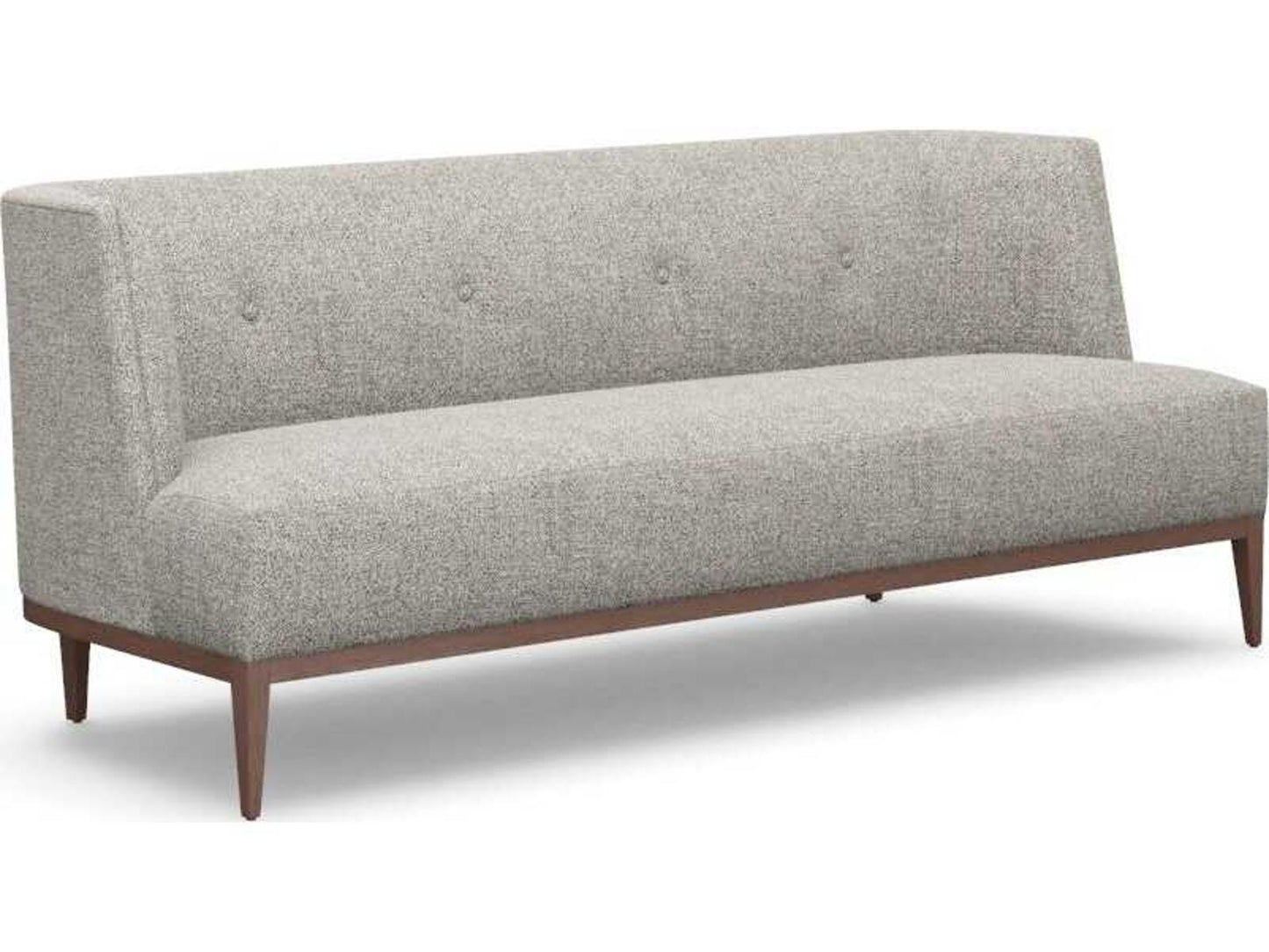Ayler 3-Seat Upholstered Sofa in Dark Grey Loma Weave