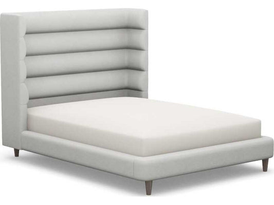Ornette Gray Upholstered Queen Platform Bed