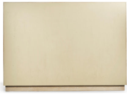 Water Hydra King Panel Bed in Water White Parchment Oak