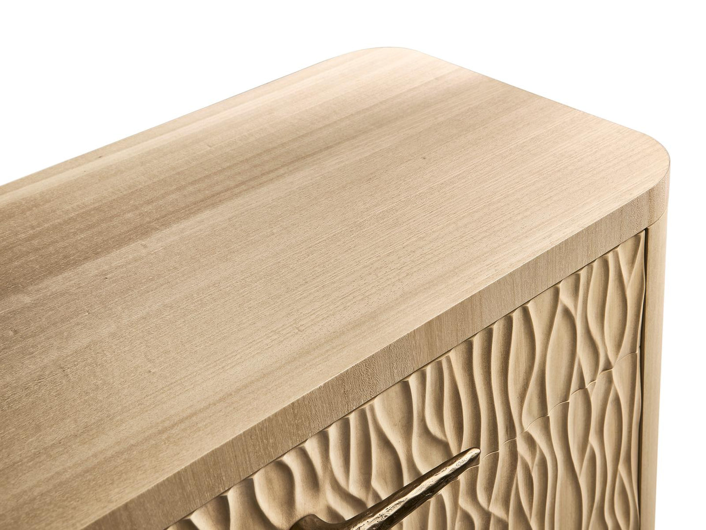 Water Undercurrent 6-Drawer Oak Double Dresser in Natural Dyed Koto