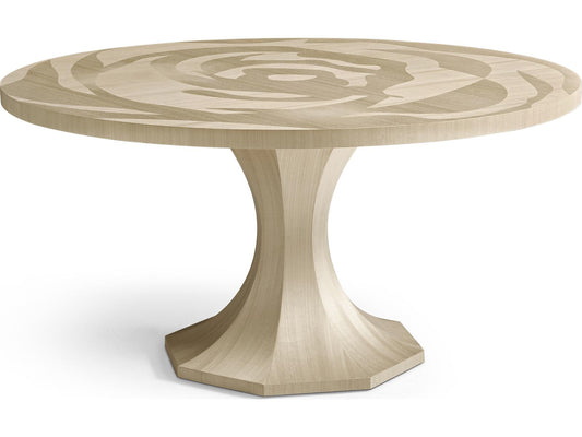 Tidepool 60-Inch Round Dining Table in Natural Dyed Koto