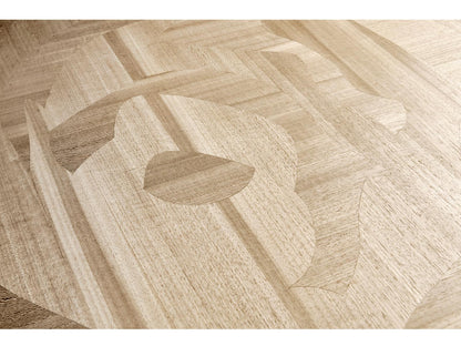 Tidepool 60-Inch Round Dining Table in Natural Dyed Koto