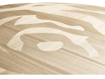 Tidepool 60-Inch Round Dining Table in Natural Dyed Koto