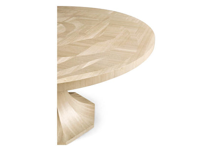 Tidepool 60-Inch Round Dining Table in Natural Dyed Koto
