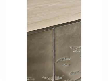 Water 3-Drawers Light Wood Oak Dresser
