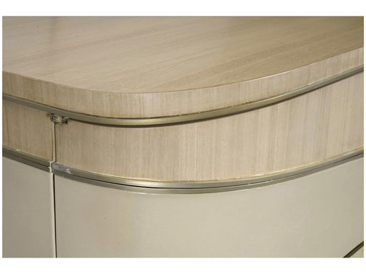 Water Breaker Credenza Console Table in Natural Dyed Koto