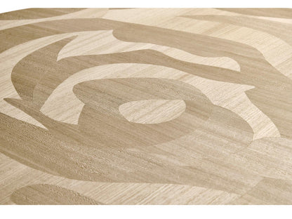 Tidepool Round Coffee Table in Natural Dyed Koto Wood